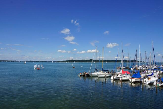 Bootsanlegesteg Chiemseepark Bernau-Felden