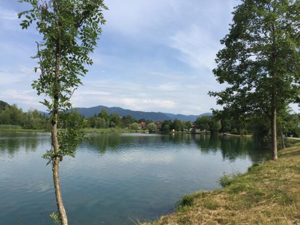 Isarstausee bei Bad Tölz