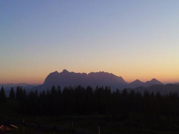 Sonnenuntergang mit Wildem Kaiser