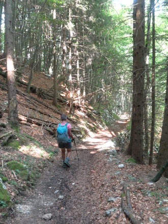 Abstieg nach Hammerbach