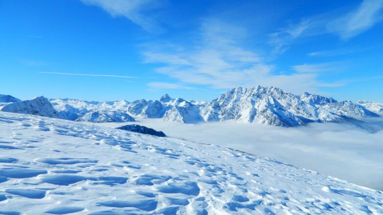 Blick zum Watzmann vom Schneibstein