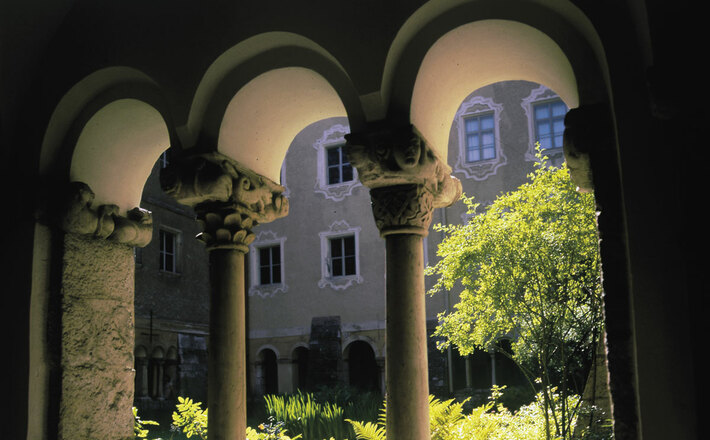 Der Kreuzgang der Stiftskirche Berchtesgaden