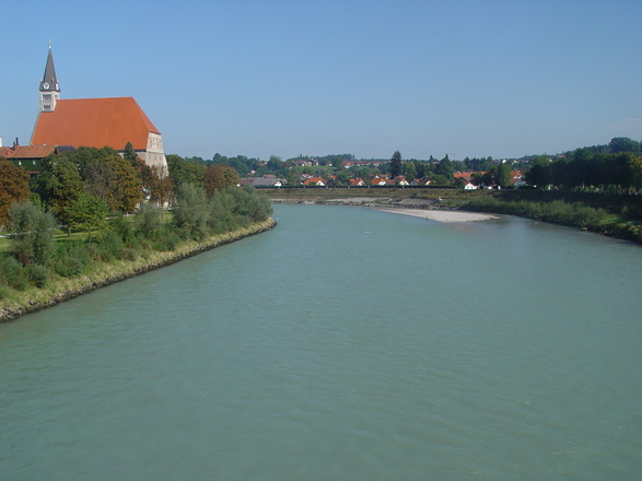 Salzachschleife bei Oberndorf - Laufen
