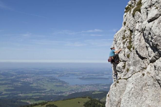 Klettern auf der Kampenwand
