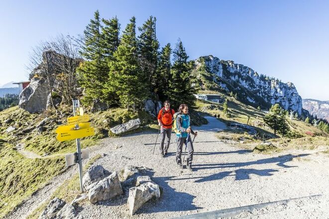 Wandern auf der Kampenwand