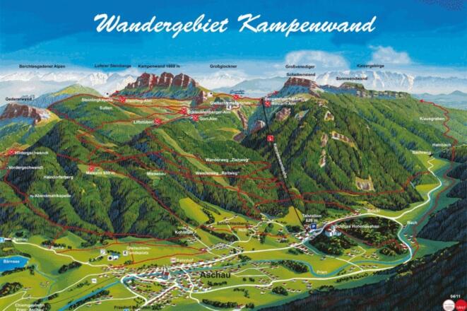Wanderkarte Kampenwand
