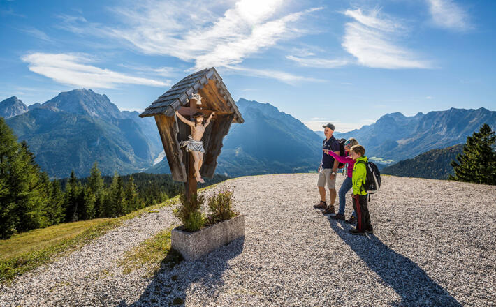 Das Kreuz vor dem Hirschkaser