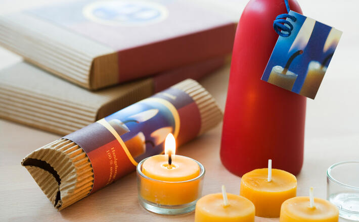 Kerzen aus der Hohenfrid Werkstatt