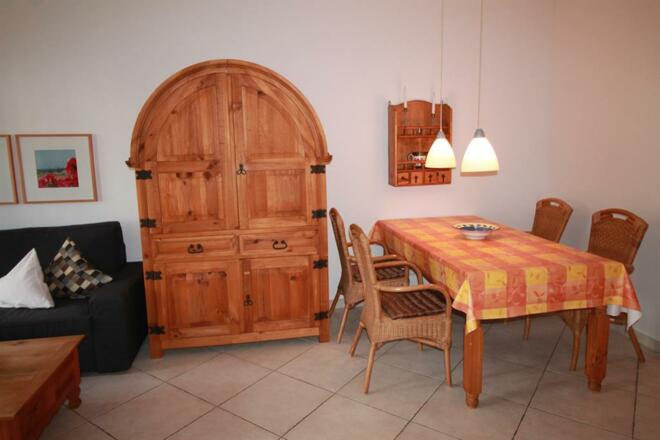 Essplatz im Wohnzimmer