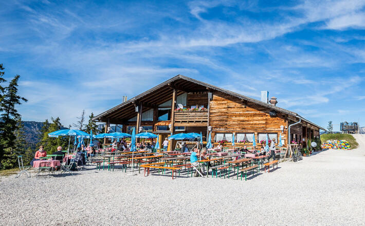 Die Terrasse des Hirschkasers