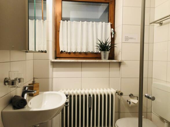 Badezimmer im Untergeschoss