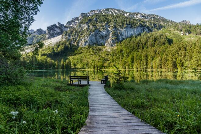 Frillensee Inzell - Holzsteg