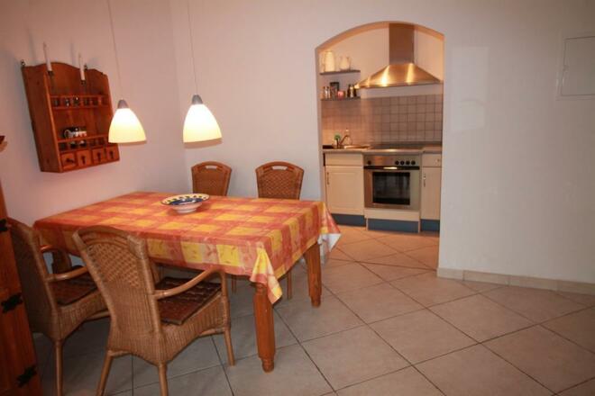 Essbereich im Wohnzimmer