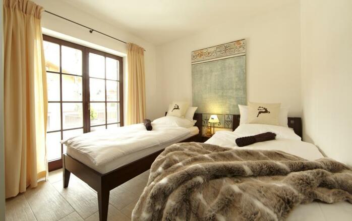 Schlafzimmer 2 mit Einzelbetten