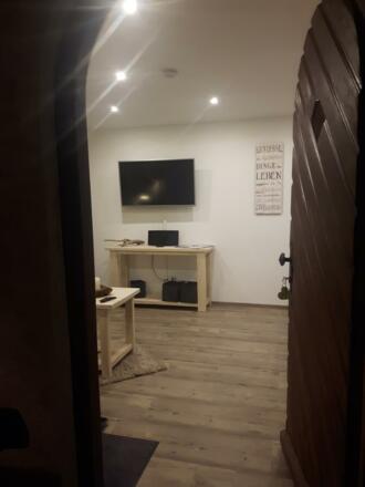 Blick durch die Eingangstür