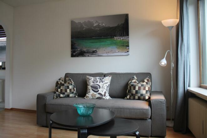 Schlafsofa im Wohnzimmer