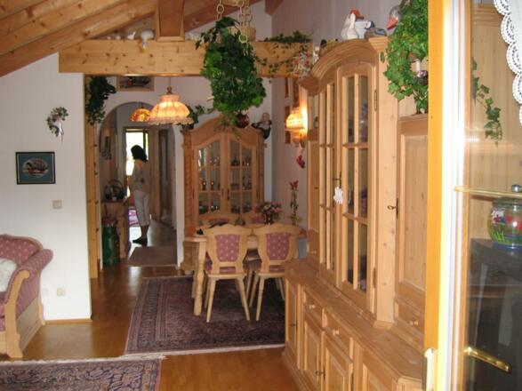 Wohnzimmer mit Diele