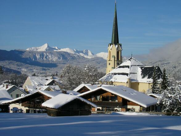 Blick auf Garmisch-Partenkirchen