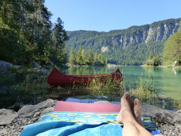 Eibsee unter der Zugspitze