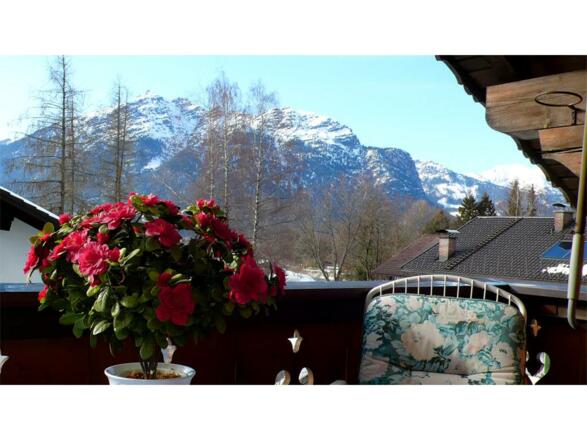 Aussicht vom Westbalkon zum &quot;Kramer&quot;