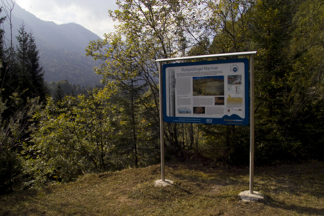 Infotafel am Geotop