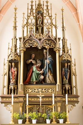 In der St. Rupert Kirche in Gaden