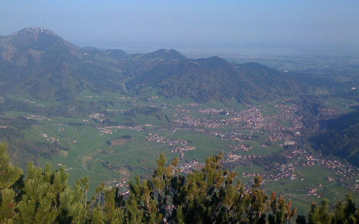Blick über Ruhpolding