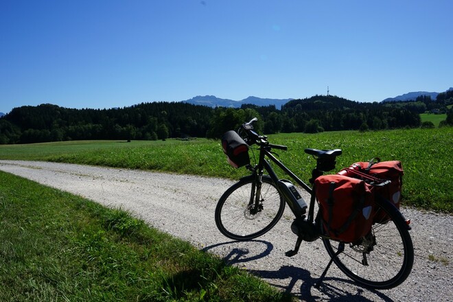 Immer die Alpen im Blick in Stetten