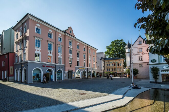Die Innenstadt von Rosenheim