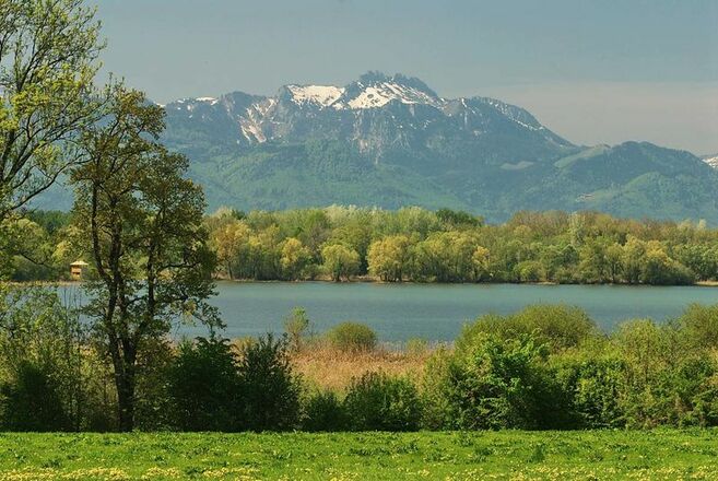 Blick auf Hirschauer Bucht