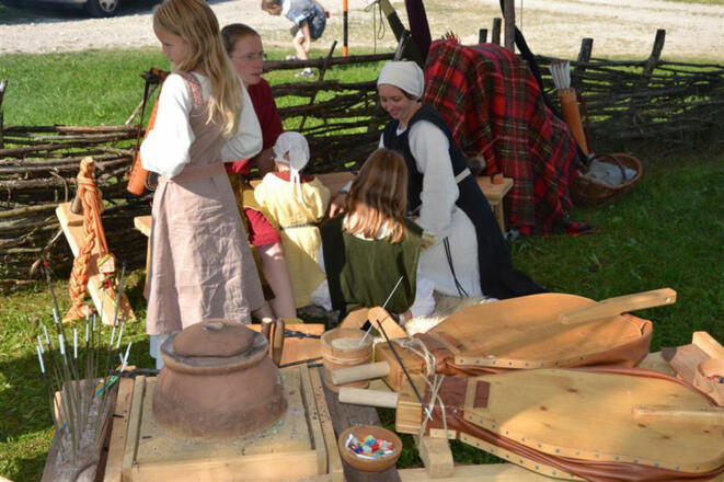 Bajuwaren auf dem Familienfest