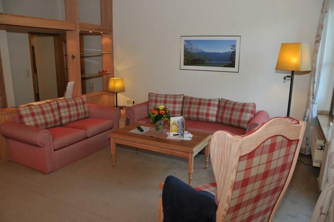 Appartment Wohnraum Couchecke