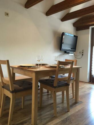 Essplatz im Wohnzimmer