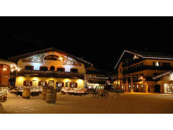 Weihnachten in der Fußgängerzone Garmisch
