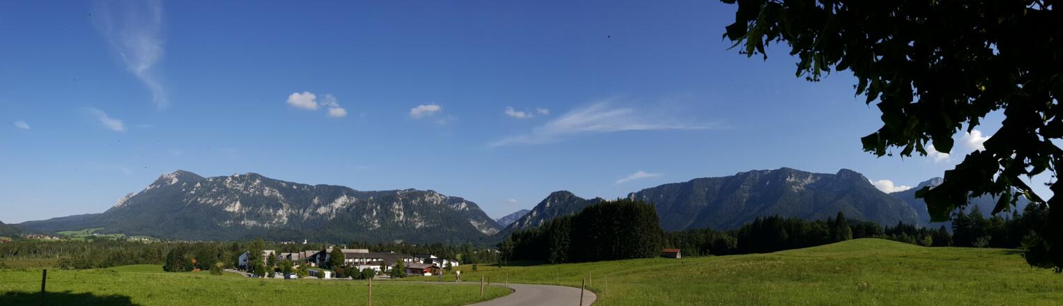 Panorama pur in Inzell