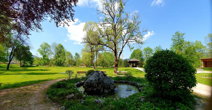 Steinbrunnen im Kurpark