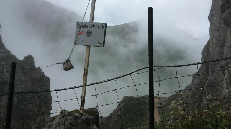 Grenzübergang am Gatterl