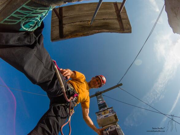 Gipfelselfie Stefan Stadler auf der Alpspitze