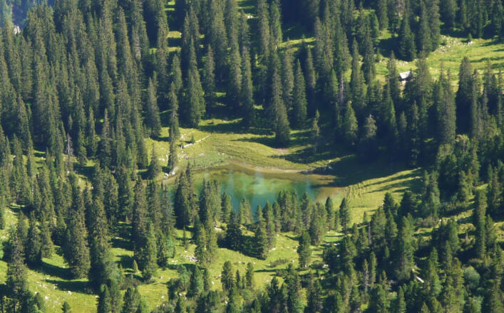 Der versteckt liegende Schachensee