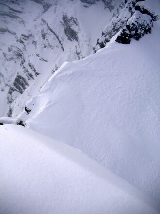 Tiefblick in die Skischarte vom 5. Kind