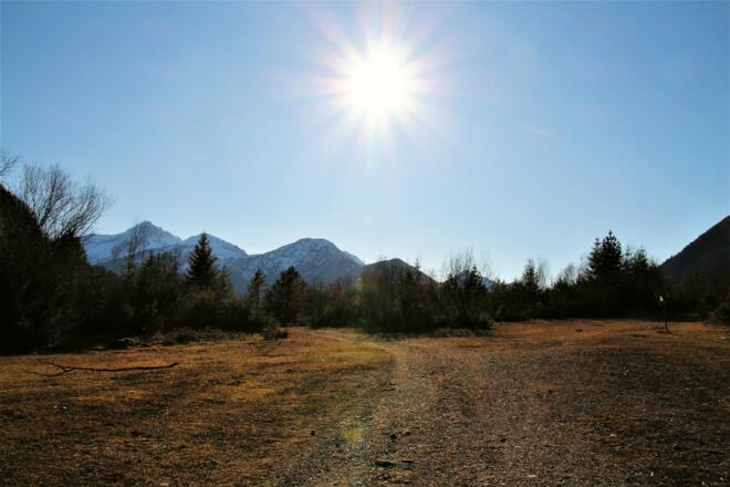 Die Landschaft weitet sich