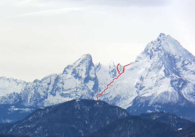 Watzmannkar vom Salzburger Gaisberg gesehen