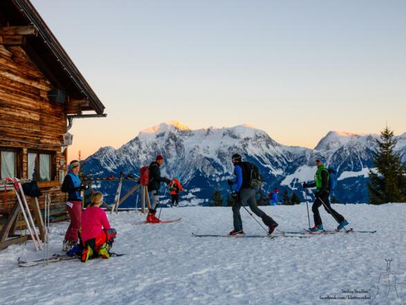 Hirschkaser als Skitourenziel