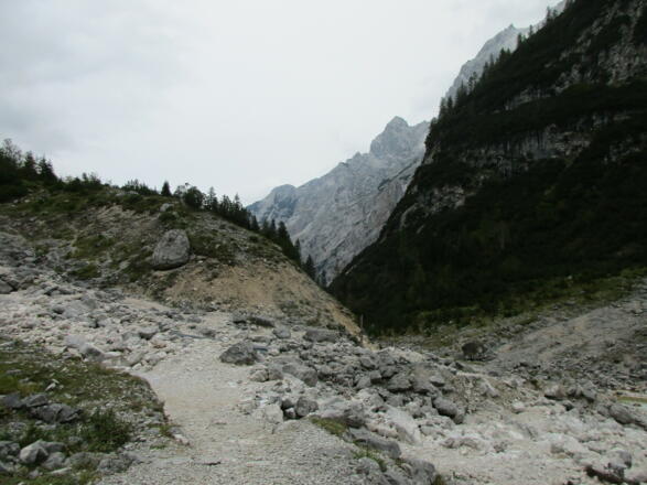 Endmoräne Nähe Reintalangerhütte