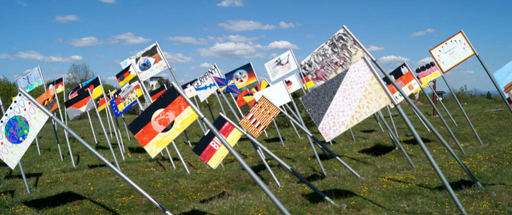 Grenzkunst an der ehemaligen innerdeutschen Grenze