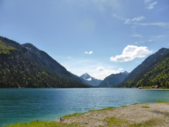 Mountainbiketour - Planseerunde, am Plansee - Blick auf Thaneller