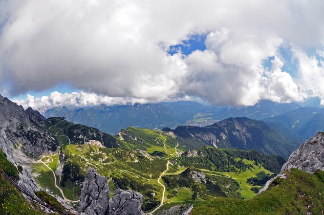 Blick vom Bernadeinkopf auf den Osterfelderkopf