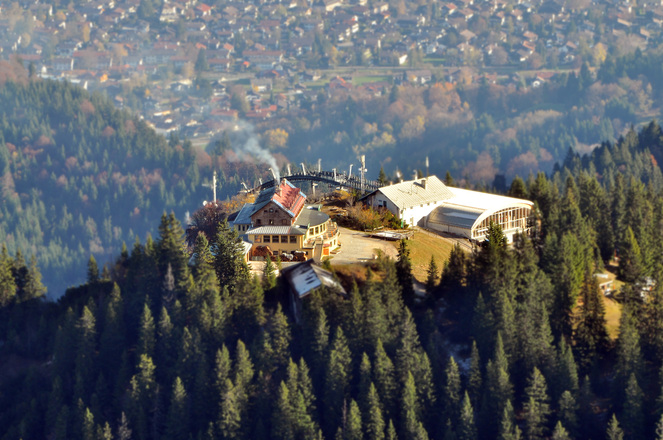 Kreuzeckhaus vom Alpspixx aus