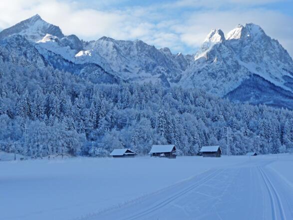 Winterpanorama Garmisch-Partenkirchen