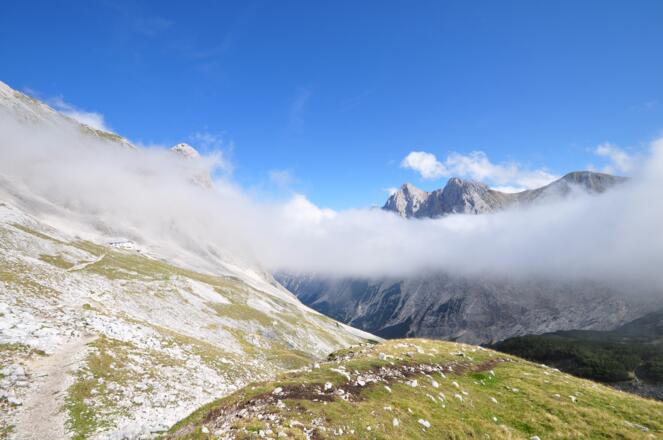 Gipfelblicke, Nebelschwaden